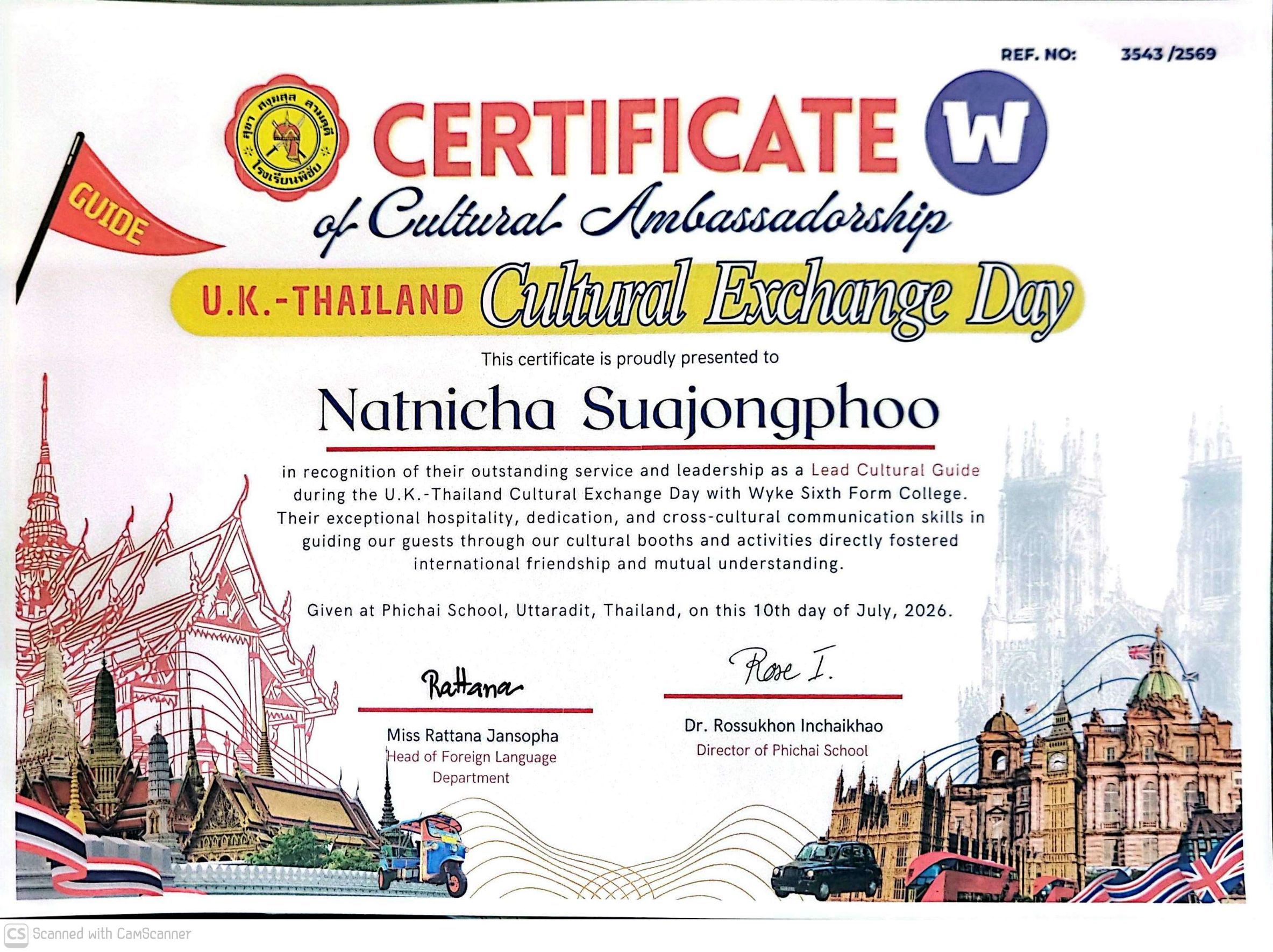 U.K. Thailand culture exchange day (Guide)